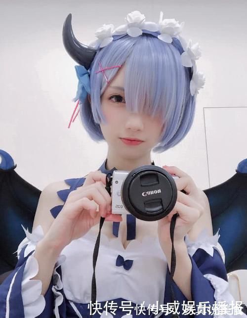 小恶魔雷姆|中国妹子cos小恶魔雷姆,连这个小细节都没错过,太敬业了