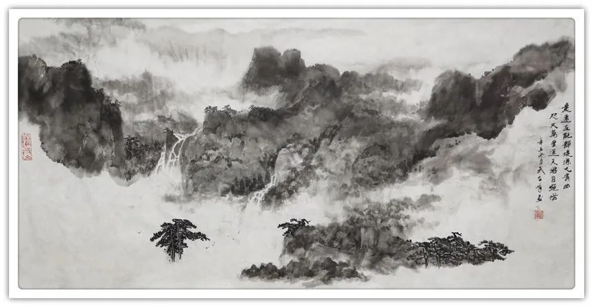 上海美术馆#「书画贺年」武千嶂:恭祝全国人民新年快乐