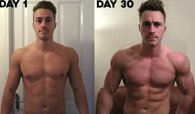 天后|通过三种俯卧撑练习,可以达到最佳效果30天后练出完美胸型