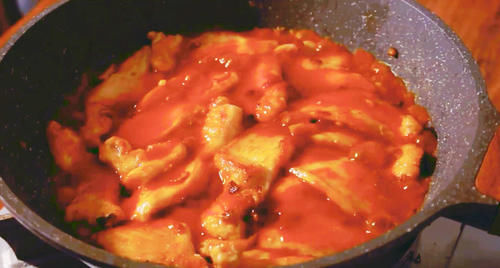  橙汁|秘制橙汁鸡胸肉，一盘鸡胸肉尚可精致如此，更何况如此精致的你