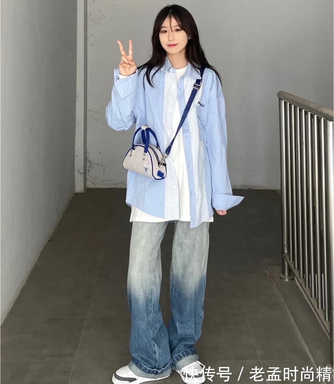 半身裙|适合打造高级气质的蓝色系搭配,营造放松的精致感,和夏末绝配