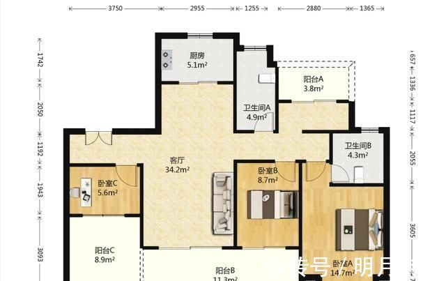 客厅|轻奢的精致生活,客厅简单的奢华,厨房看一眼就爱上了做饭