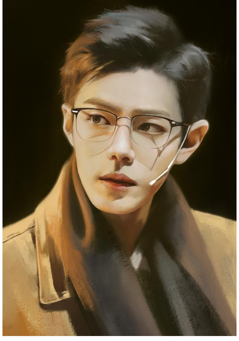 肖战今天也是在开开心心的谢幕…