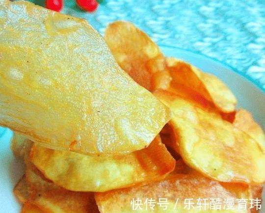 孩子|孩子爱吃薯片不用买，在家就能做，1分钟出锅，酥脆掉渣不油腻！