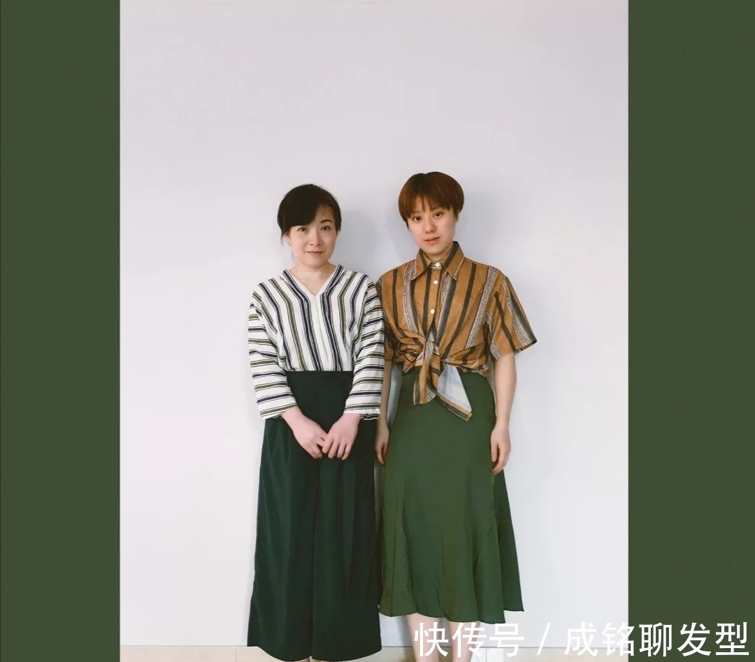 印花裙|这些奔六的妈妈们真会打扮,穿衣简约大气又时髦,甩同龄人一大截