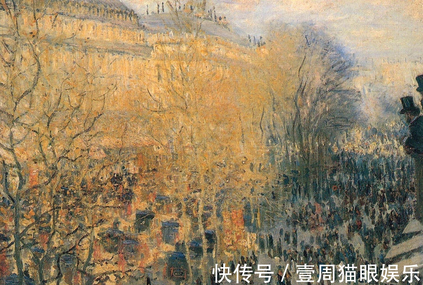 沙龙#成员的油画风格已发生变化,莫奈却坚持着,他才是忠实的印象派