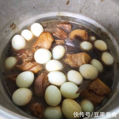 鹌鹑蛋|懒人超简单高压锅版红烧肉鹌鹑蛋