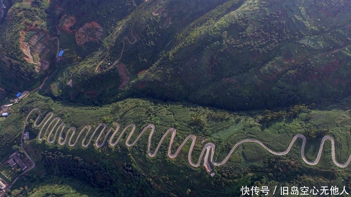 中国十大最弯公路图片