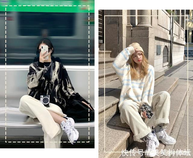 灯芯绒|今年冬天流行穿“豆腐裤”,气质又好看,还很显腿长