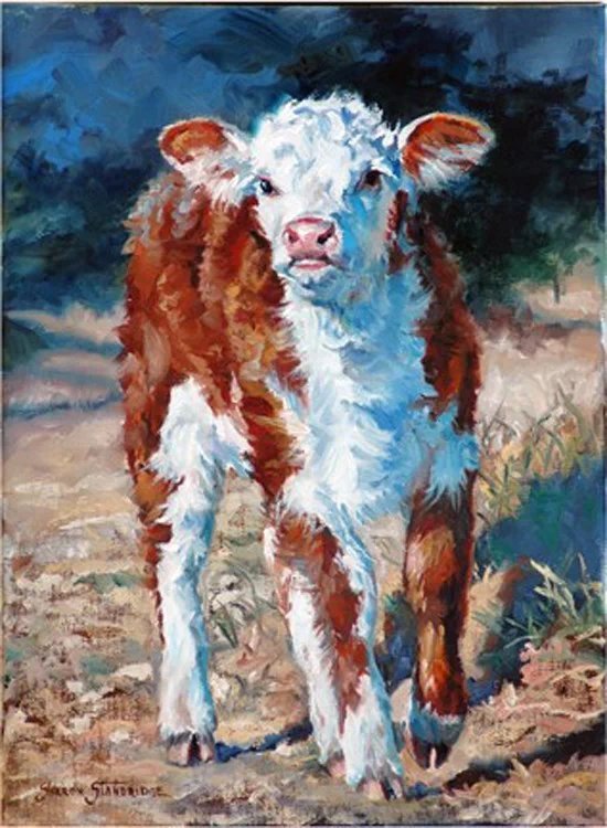 莎朗·斯坦德里奇#美国西牧风情油画 | 莎朗·斯坦德里奇作品欣赏