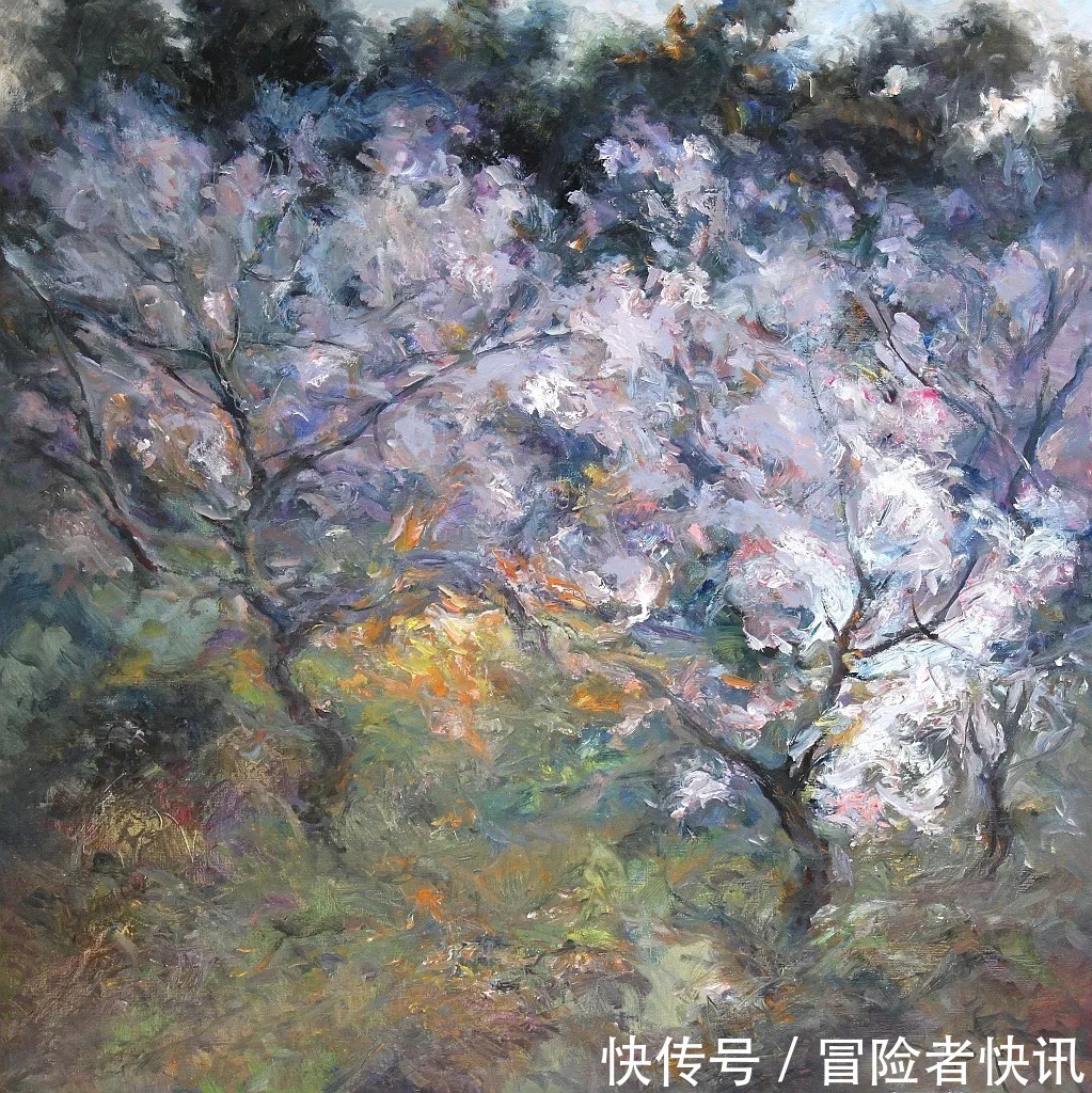 罗约@独特的艺术天赋,对色彩和纹理的戏剧性使用!