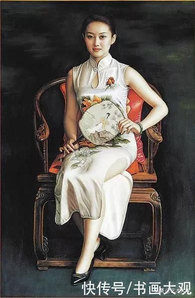 旗袍!油画中的旗袍女子风情万种艺术大观美术专题作品欣赏