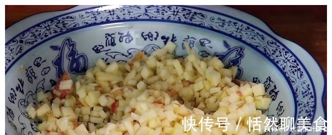 肉香|苹果切碎,打入2个鸡蛋,筷子一搅,吃着比肉香,做法超简单!