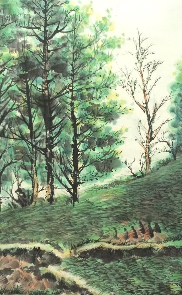 四川大学锦城学院|范美俊教授:《家乡的山坡》作品赏析