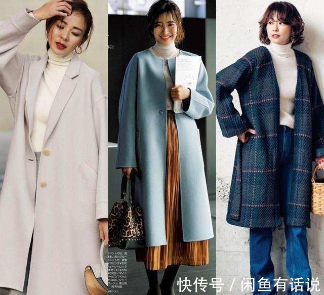 卫衣 40岁女人入冬衣服别买多,备好4件基础款就够,配大衣羽绒服都美