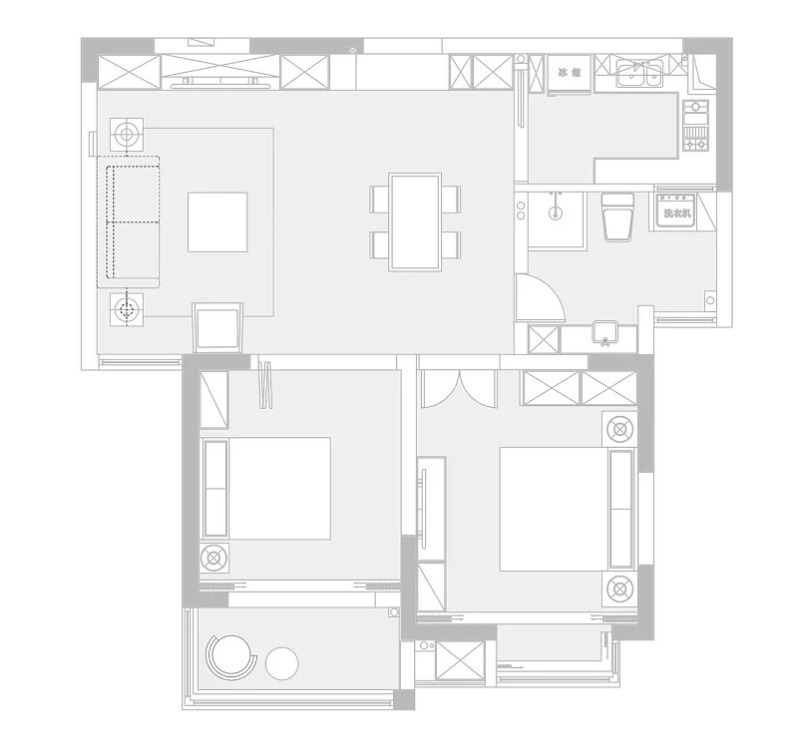 装修|装修时房门别装单开门了,他家这么设计,让全屋瞬间放大一倍