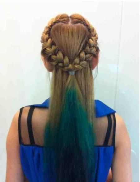 女生花式公主瀑布辫编发,一个人也编,无需求人