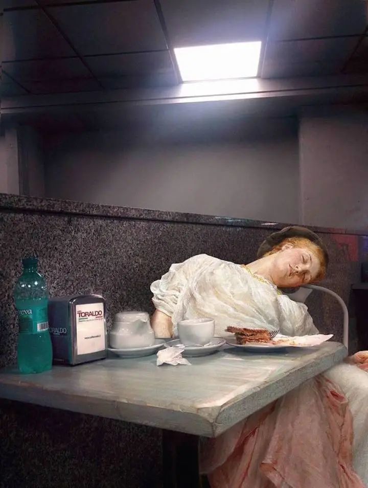 油画中的美人都跑了出来,就藏在我们周围,你能发现她们吗