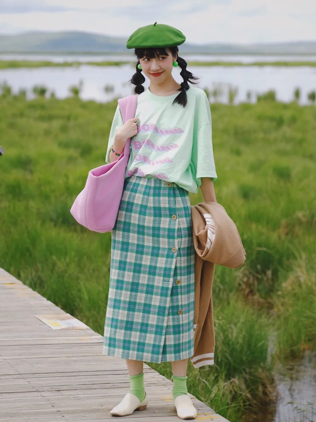 cp|衬衫+裙子、T恤+半裙=小个子夏秋王炸CP，巨洋气