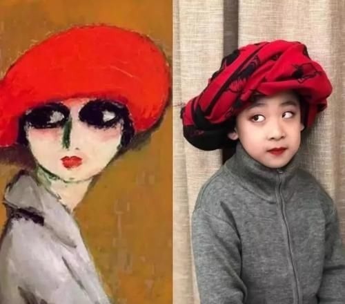 吹笛子的少年|小学生模仿“世界名画”,脑洞大开逗笑网友:让模仿,没让你超越