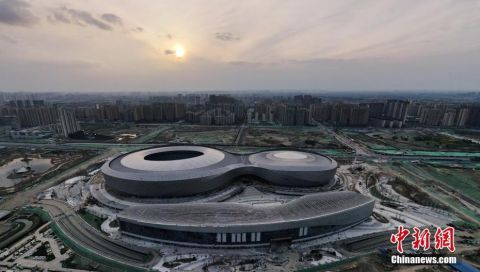 四川成都：多处大运会场馆建设进入收尾冲刺阶段
