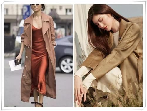 中年 大地色不止属于秋冬,开春也能穿,气质上很优雅