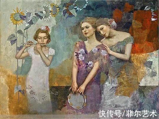 弗朗索瓦|法国艺术家弗朗索瓦的油画作品，如梦似幻的唯美视觉