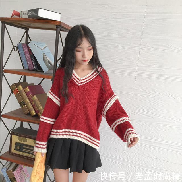 衣女 宽松套头毛衣髦显瘦,穿出你想要的美感与优雅,做冬日的气质女神