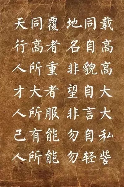 国学经典《弟子规》书法版,清秀隽永