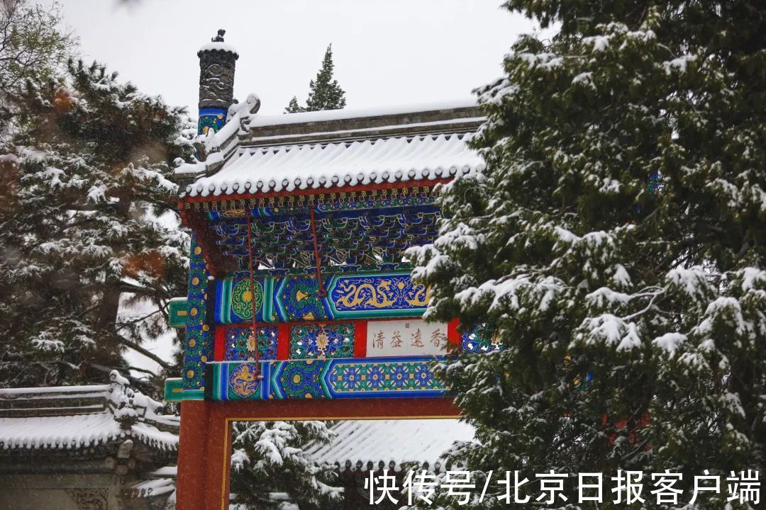 美景|立冬恰逢初雪，北京号带您“云”赏雪后美景