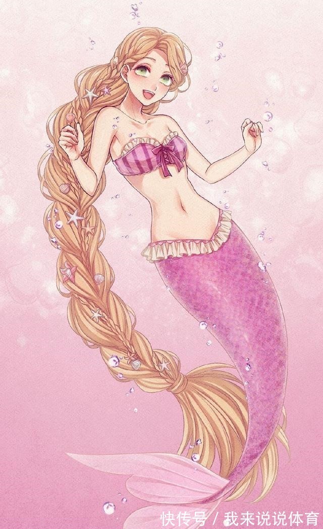 茉莉公主|迪士尼公主“人鱼装”,安娜公主量身打造,茉莉公主颜值巅峰!