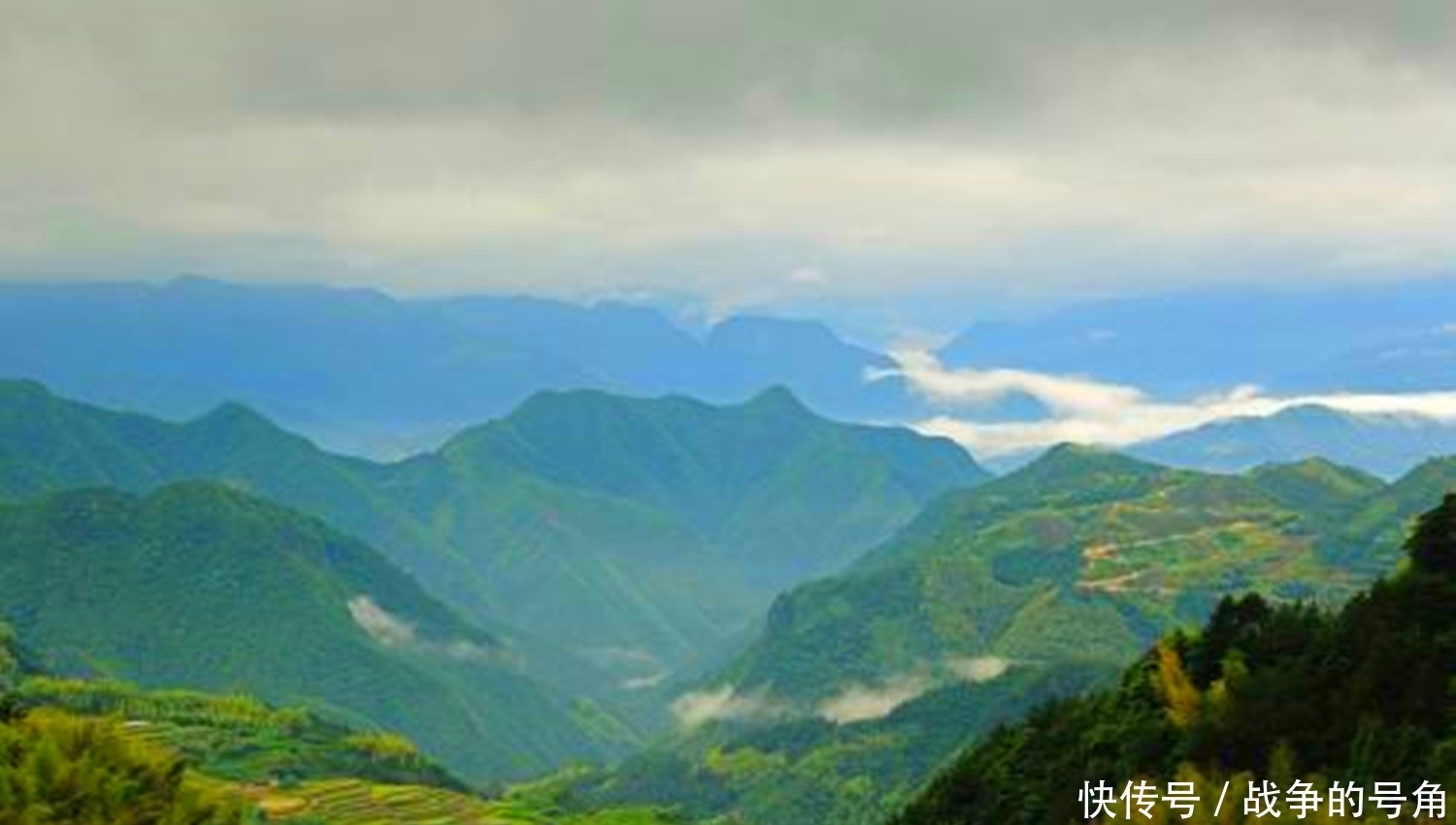 浙江一处4A级景区，有云海、梯田、竹林、瀑布、栈道......