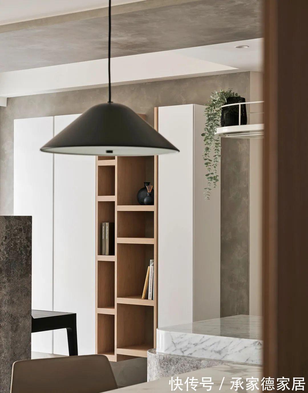 三居室|86㎡三居室装修,开放式书房、多功能电视墙,精致有格调!