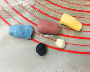 新年幸运锦鲤馒头：仿日本鲤鱼旗