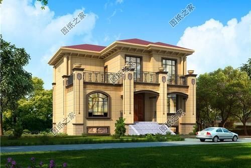 平房|农村140平米自建房设计图，布局大方实用，一二三层的户型都有