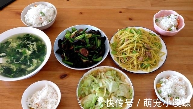 营养健康|晒晒我家这7天的午餐，每天都是3菜1汤1主食，荤素搭配，营养健康