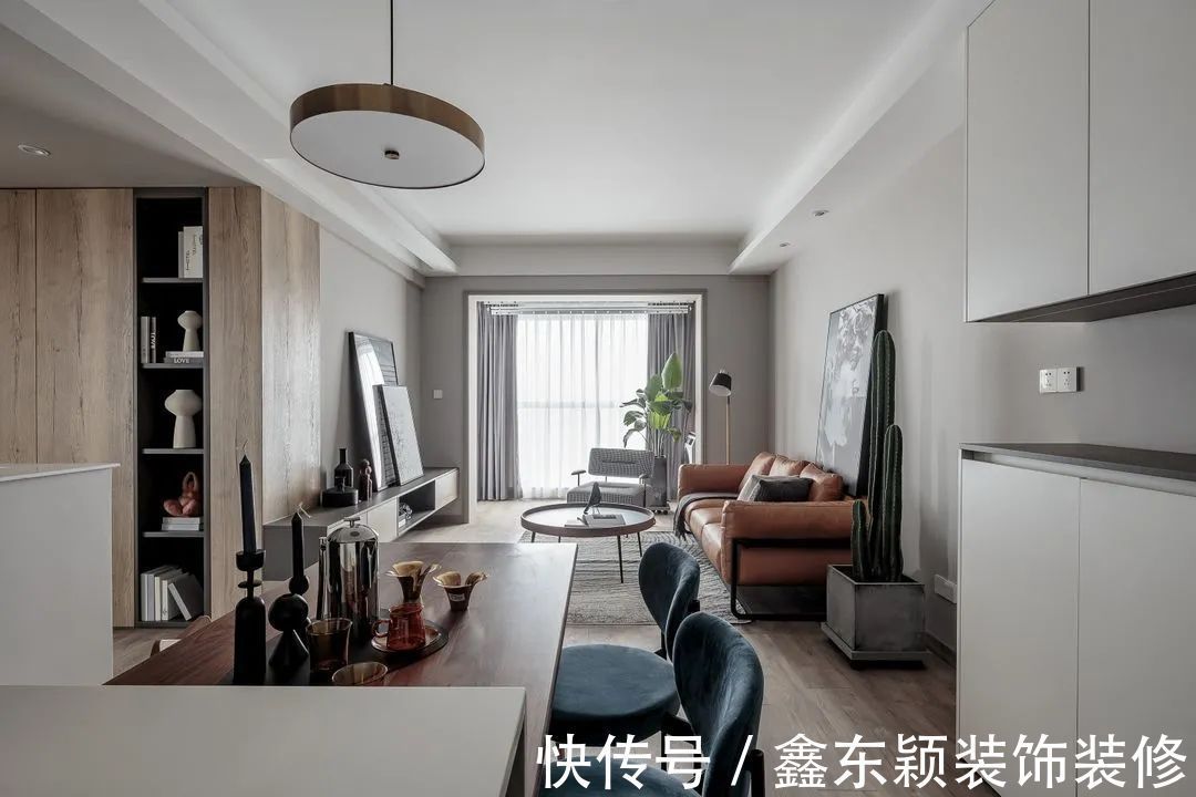 87㎡北欧风新房,捕捉品质生活的细腻与精髓!|新房装修 | 客厅