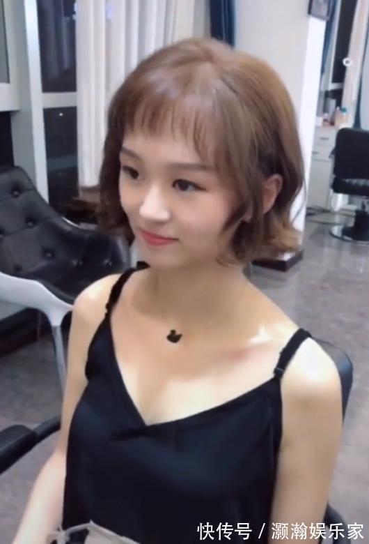 发型|女生是大额头发型太丑,发型师技术过硬,做好后效果像短发的唐嫣