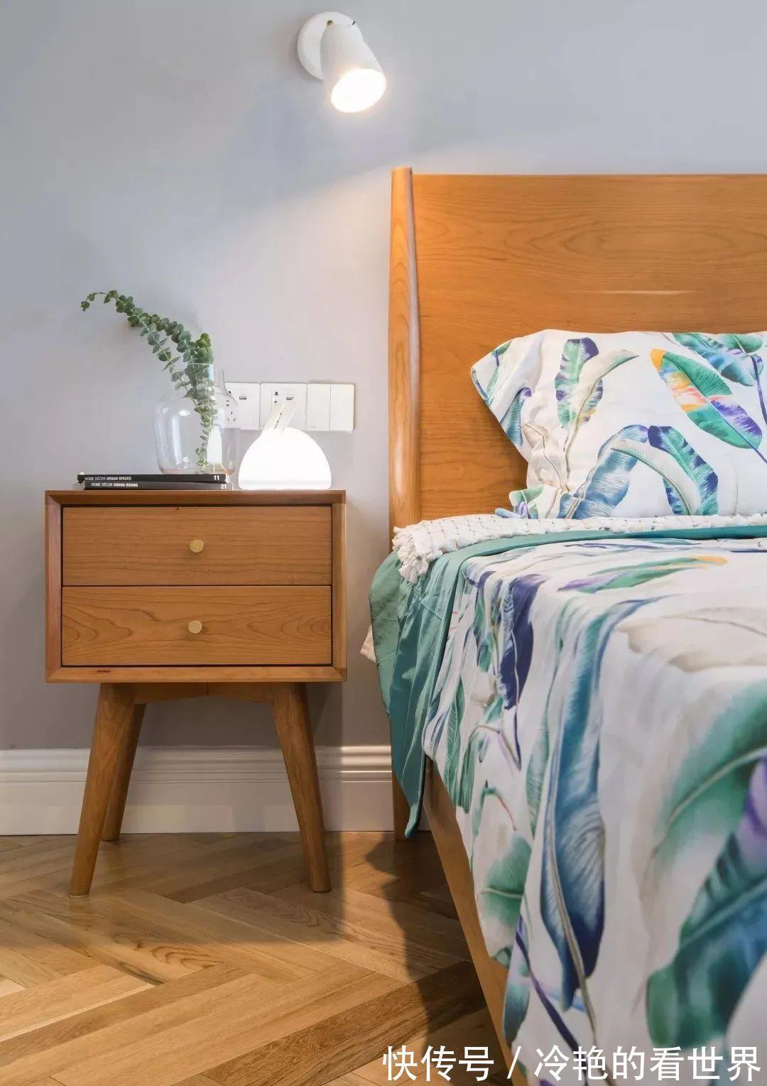 色调|89㎡北欧风小户型,低调灰+白色+原木色设计,打造温馨小家