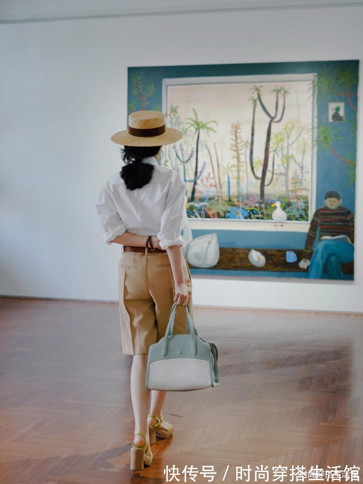 元气满满|真正见过世面的女人,穿衬衫从不配裙子,看三木博主你就知道了