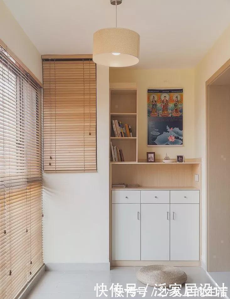 佛系风格|老公把新房装成佛系风格,想不到一进门就惊艳,玄关真有艺术性