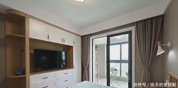 主卧|小夫妻意见不统一,日式+北欧风混搭,打造出别样美,邻居很羡慕