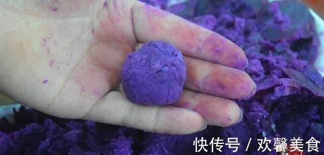 做法|妈妈教我的紫薯糯米糍粑,做法和配方全在这里,你也做来试试看吧