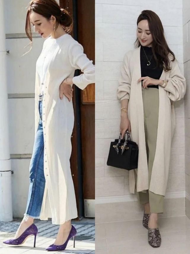 过了40岁的女人，穿衣越简约越优雅，这些博主们的搭配值得学