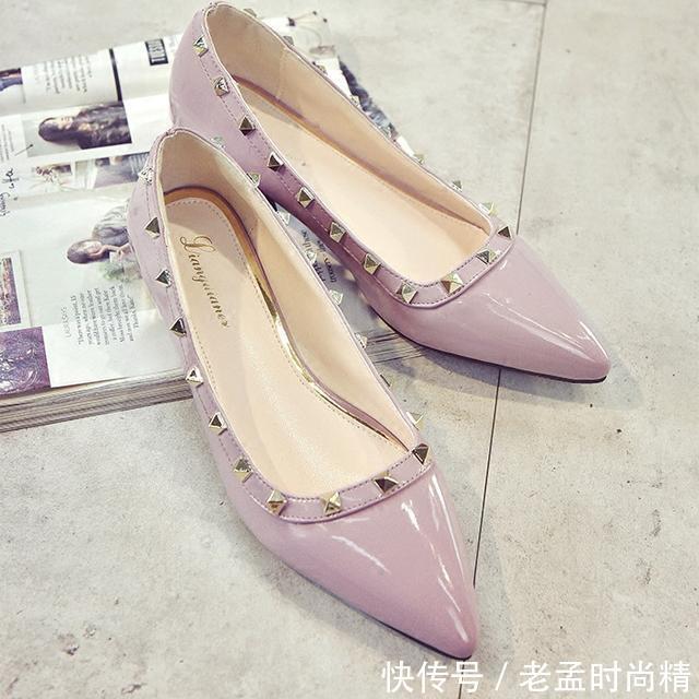 牛皮 方头鞋不是谁穿都好看,脚胖的女生还得穿尖头鞋,有范还修脚型