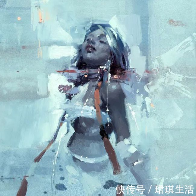 艺术家$艺术家杰里米·曼恩的油画,颜色既生动又大气!