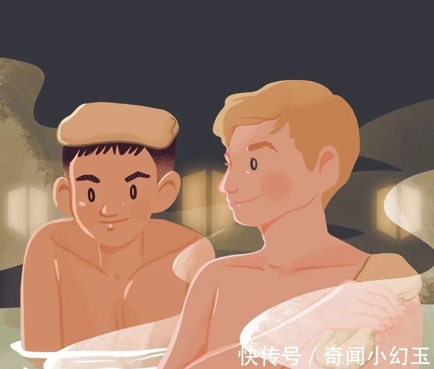 男性朋友!外国小哥用温情的插画,描绘出关于男人之间的浪漫,有点甜蜜