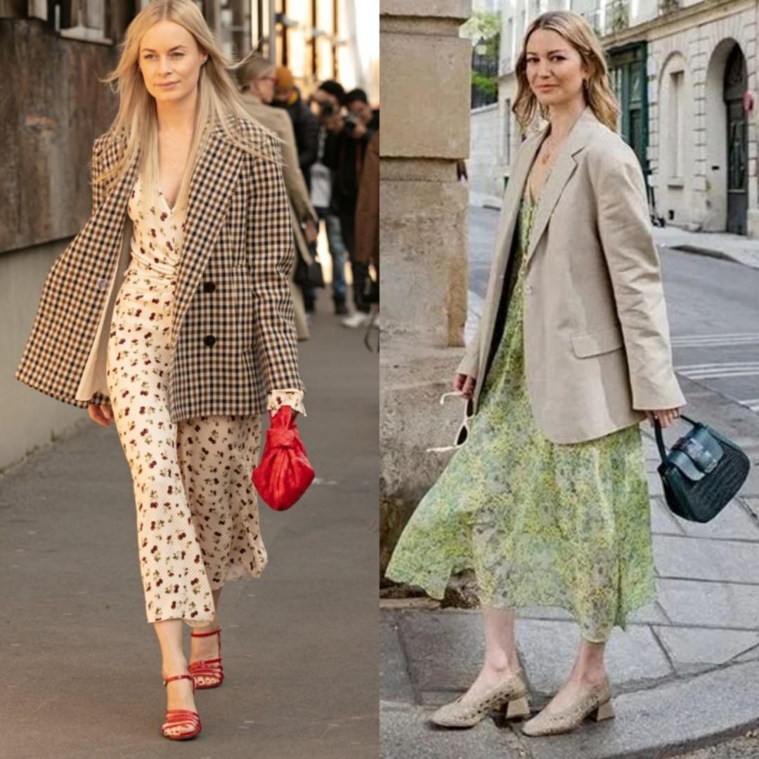 印花裙|日常出门来点印花裙?只要选对,就能避免花哨,既显level又高级