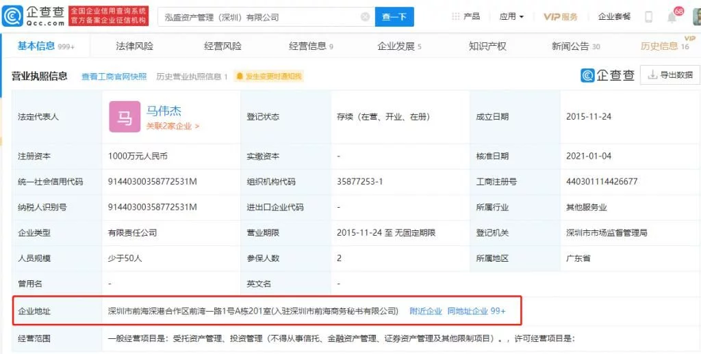 中来股份认购私募基金出现大额亏损:两基金公司注册地址一致