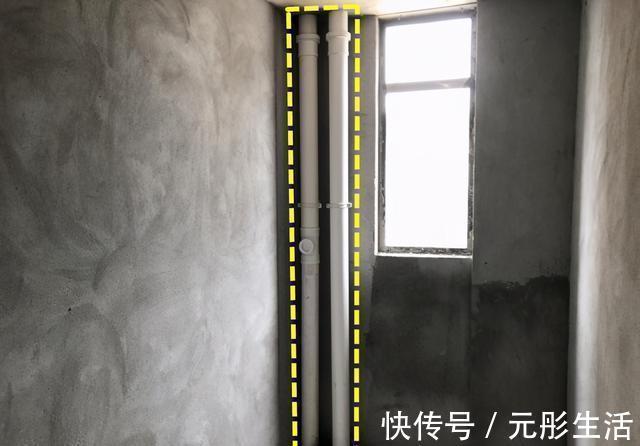 水管|卫生间砌墙包了2根下水管,隔音降噪,顺便砌个壁龛给湿区收纳